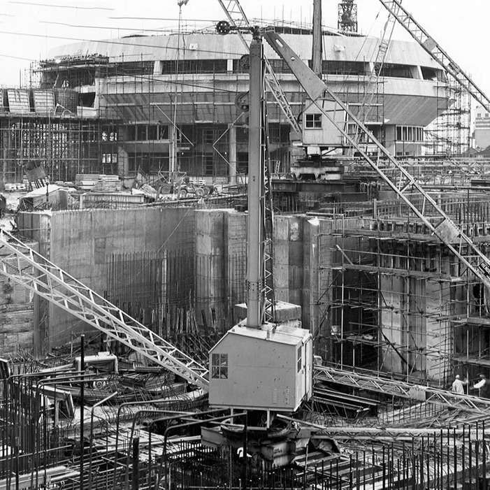 Fawley Power Station under construction